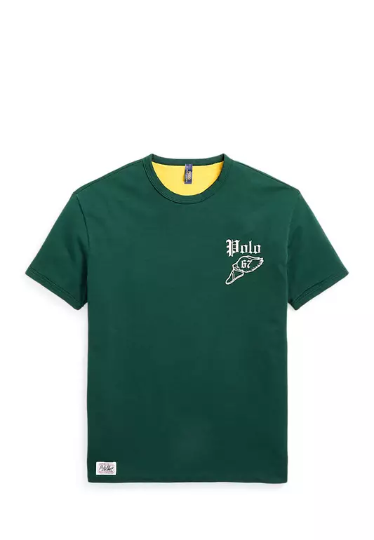 Classic Fit Logo Slub Jersey T-Shirt