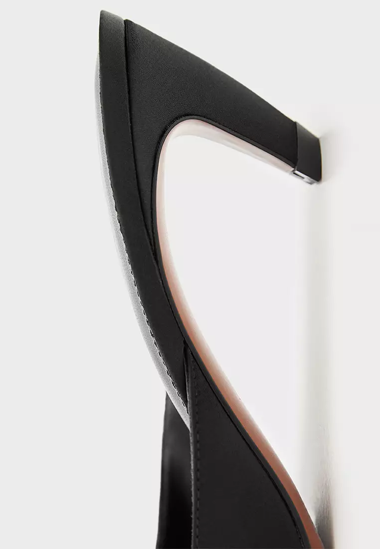 Satin Kitten-Heel Shoes