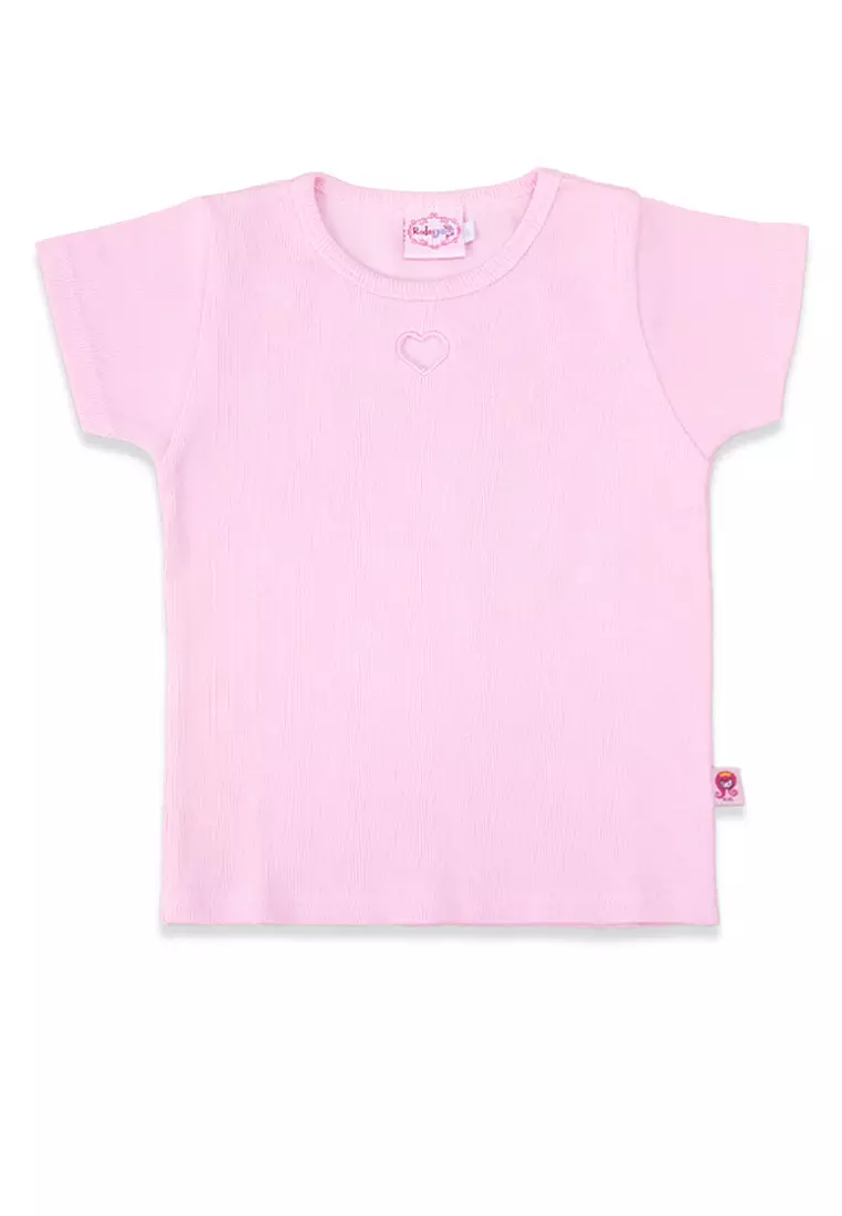 Tshirt/ Kaos Anak Perempuan Pink/ Rodeo Junior Girl Summer Pastel