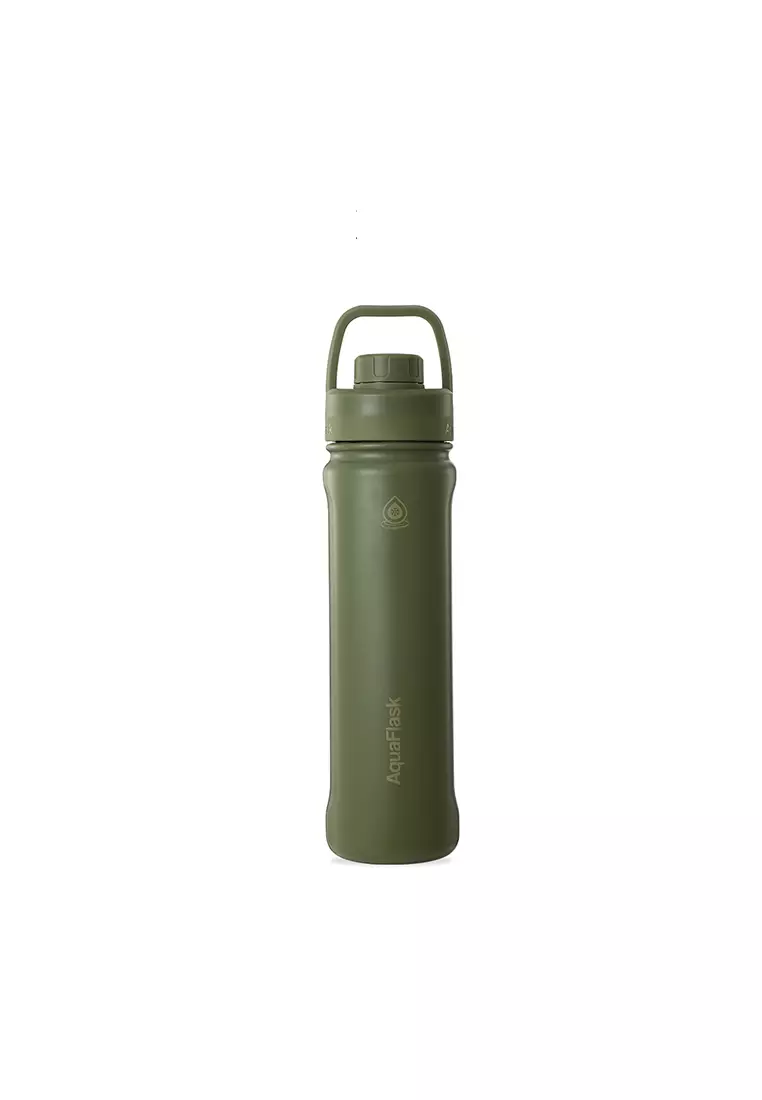 22oz Walnut New Sports Lid Bottle Wide Mouth Vacuum Insulated Stainless Steel Drinking Water Bottle