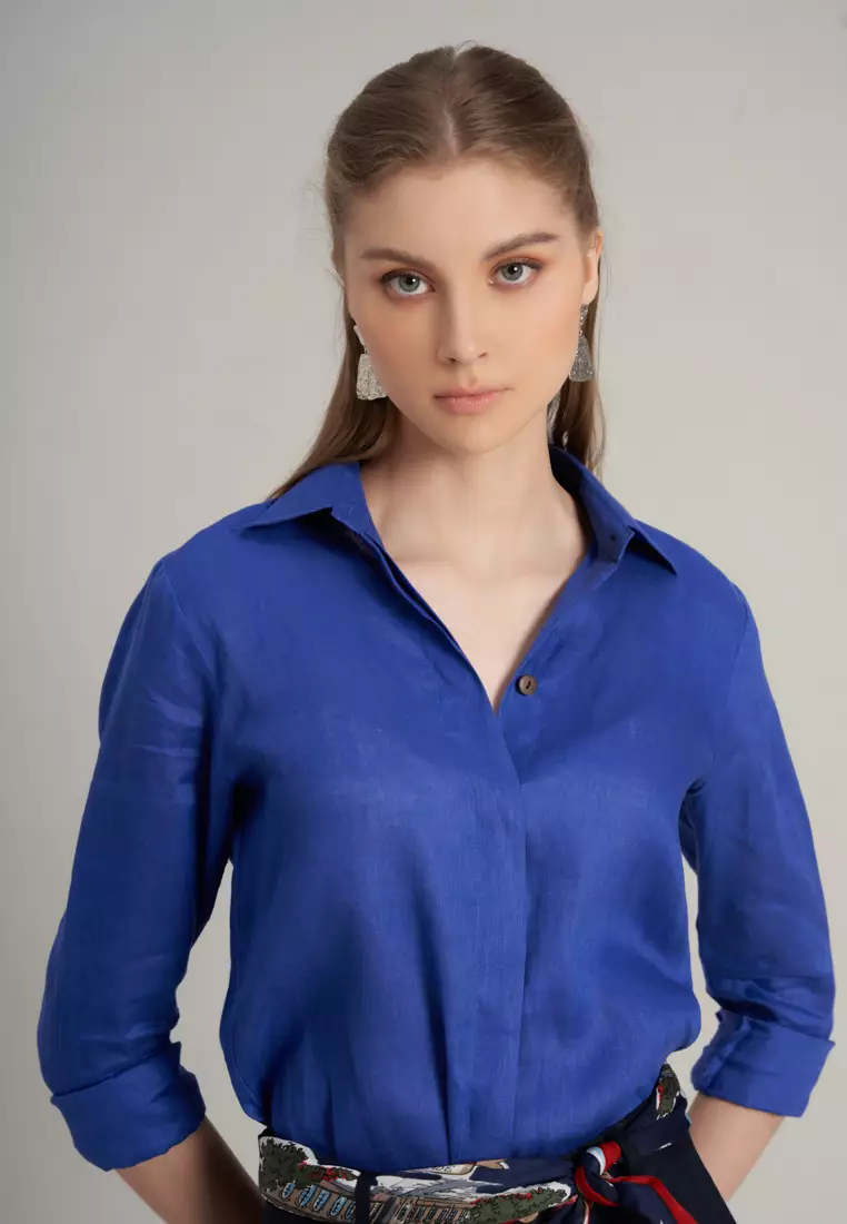 Hello New Day Linen Shirt