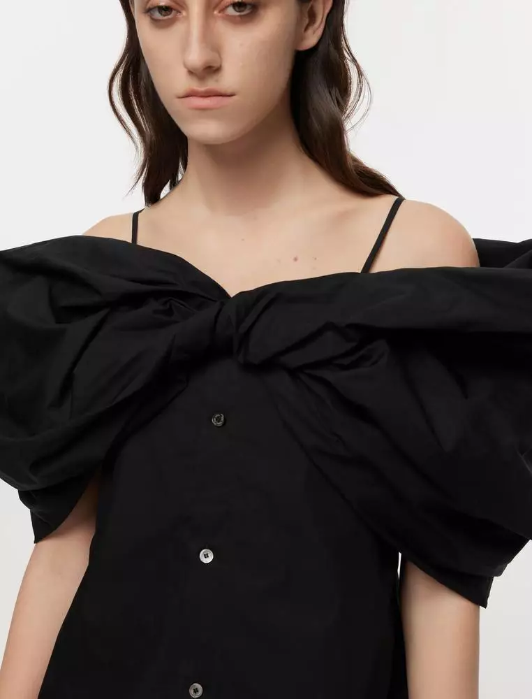 JNBY Women's Shirt Bow Strapless Vest