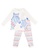 Du Pareil Au Même (DPAM) white Zebra Print Tee and Long Pants Pyjama Set 7A7FDKAA257701GS_1