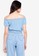 ZALORA BASICS blue Embroidered Off-Shoulder Denim Top B1892AA0A295C7GS_2