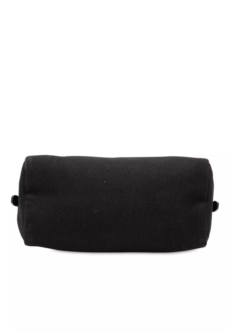Pre-Loved Prada Canvas Canapa Logo Pouch