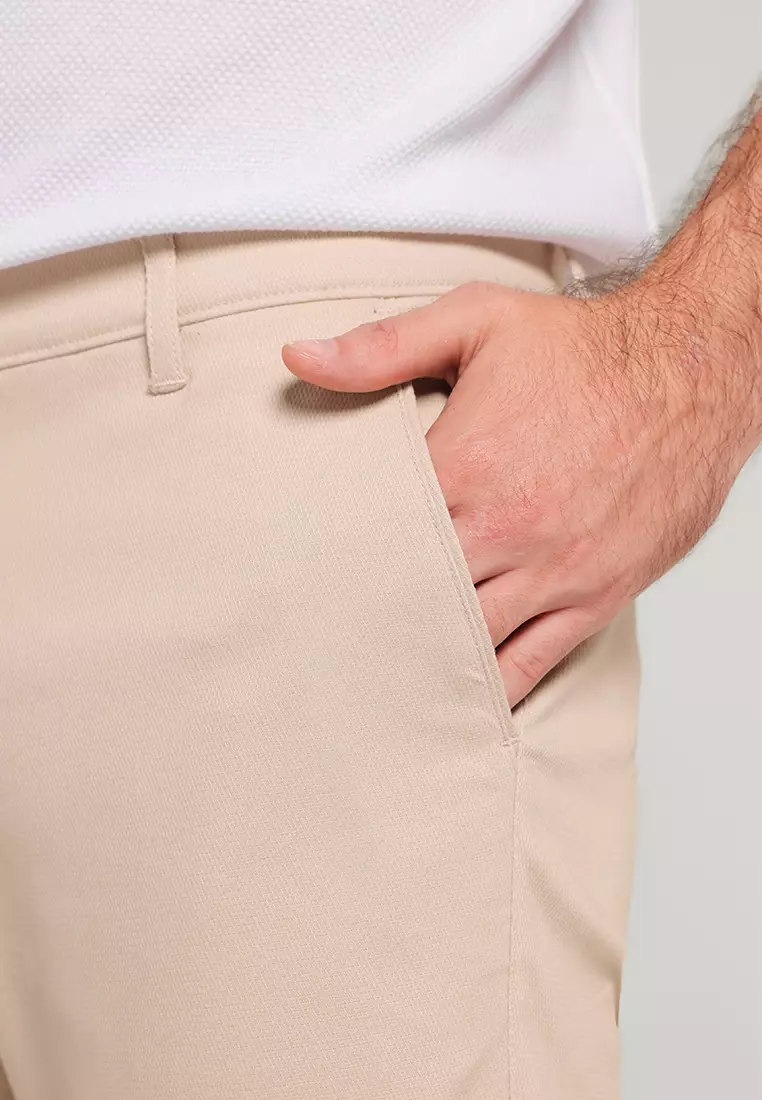 MOC Celana Panjang Ankle Pants Pria Wendel - Beige