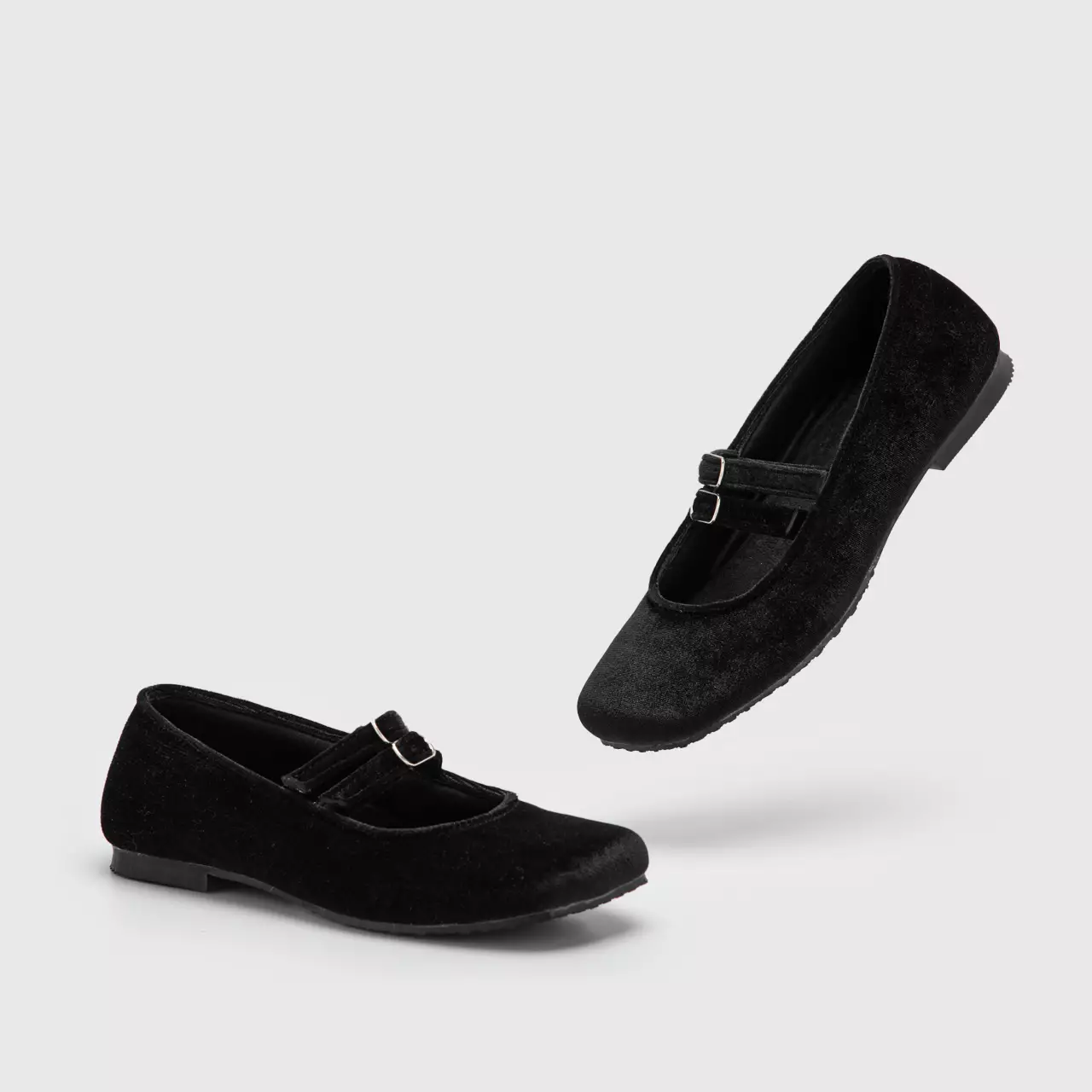 Adorable Projects - Estelle Flat Shoes Black - Sepatu Wanita