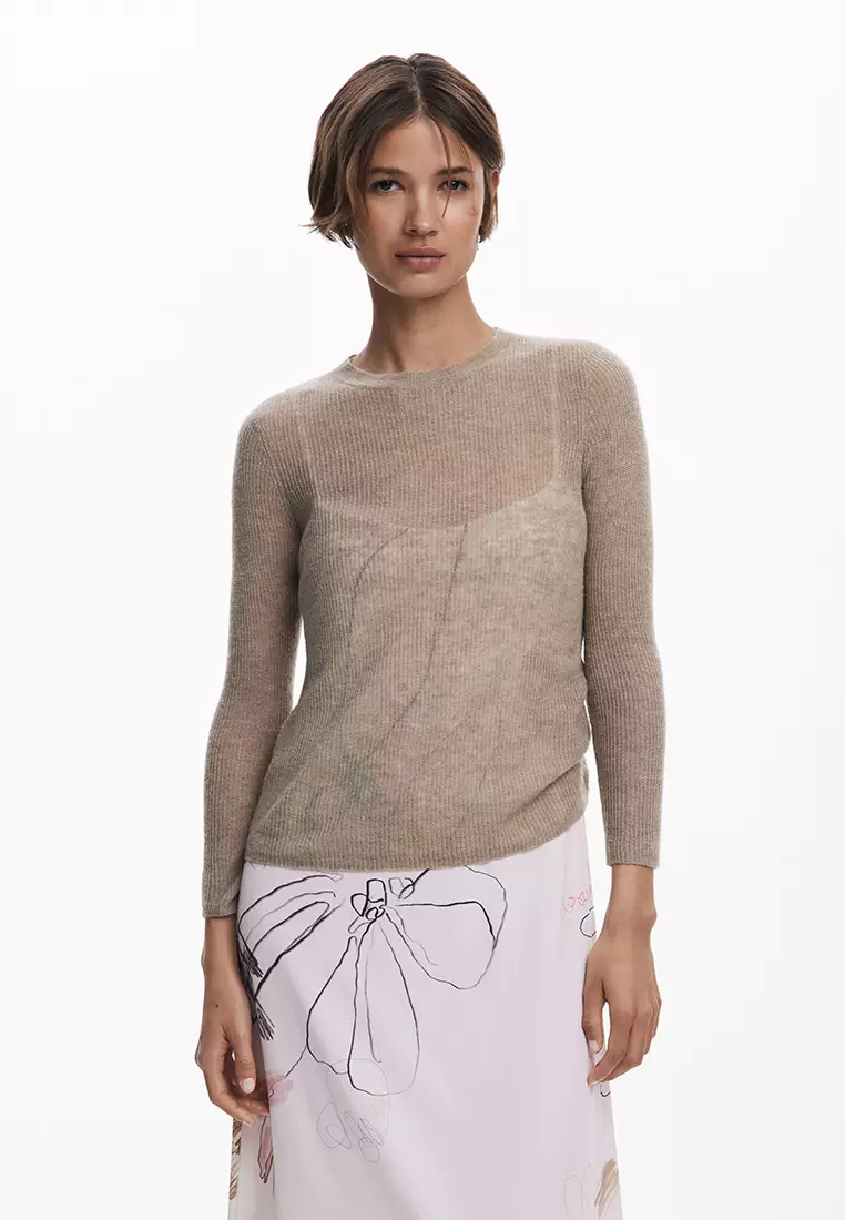 2-in-1 brushstroke dress