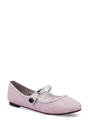 Sepatu Wanita Flat Soft Pink