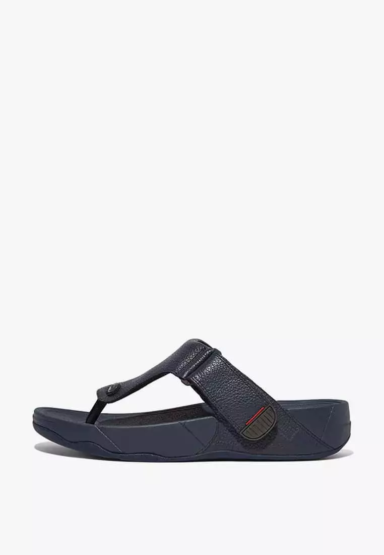 Discount on Fitflop  shoes - SKU: Fitflop Trakk Ii Toe Post 279-005 Men Sandals- Navy