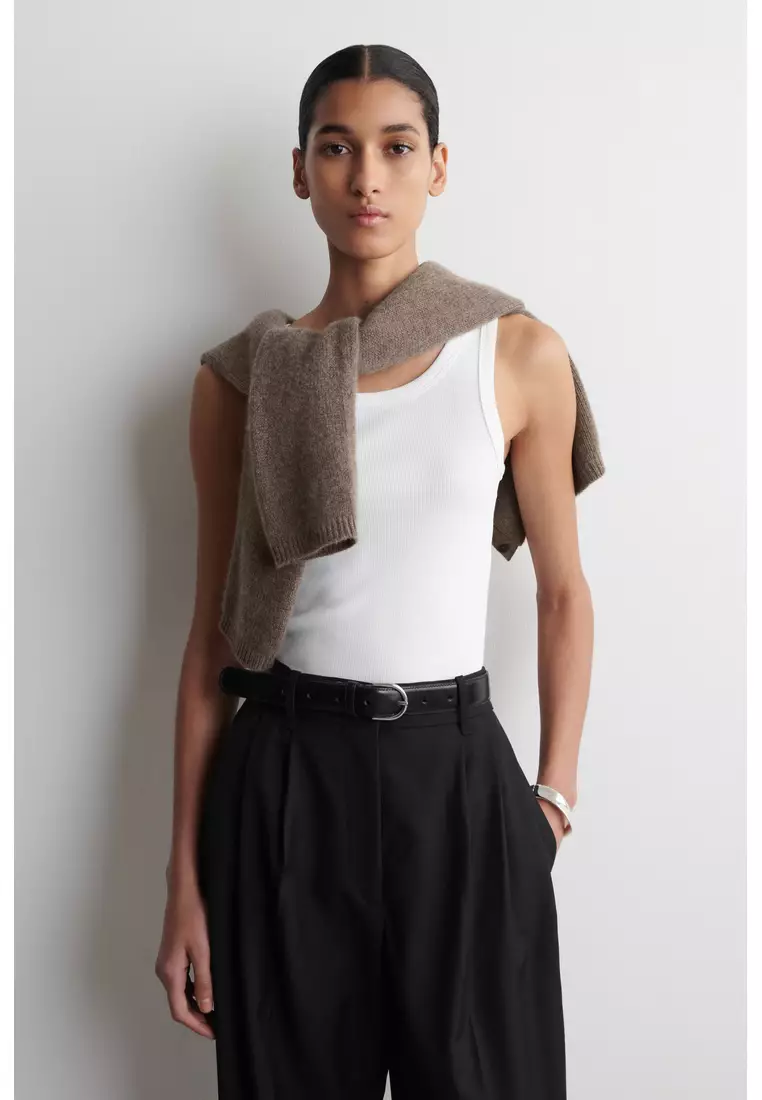 COS RIBBED COTTON TANK TOP 2026 | Buy COS Online | ZALORA Hong Kong