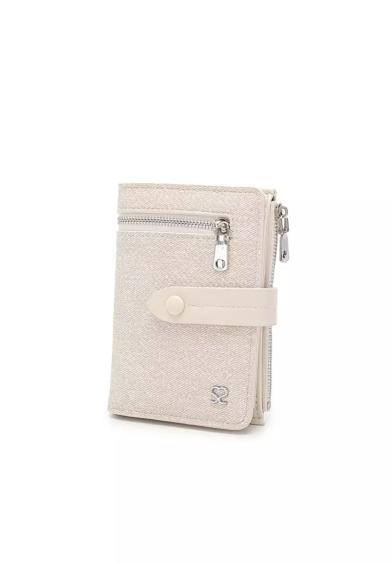 Women's Short Wallet / Purse - White