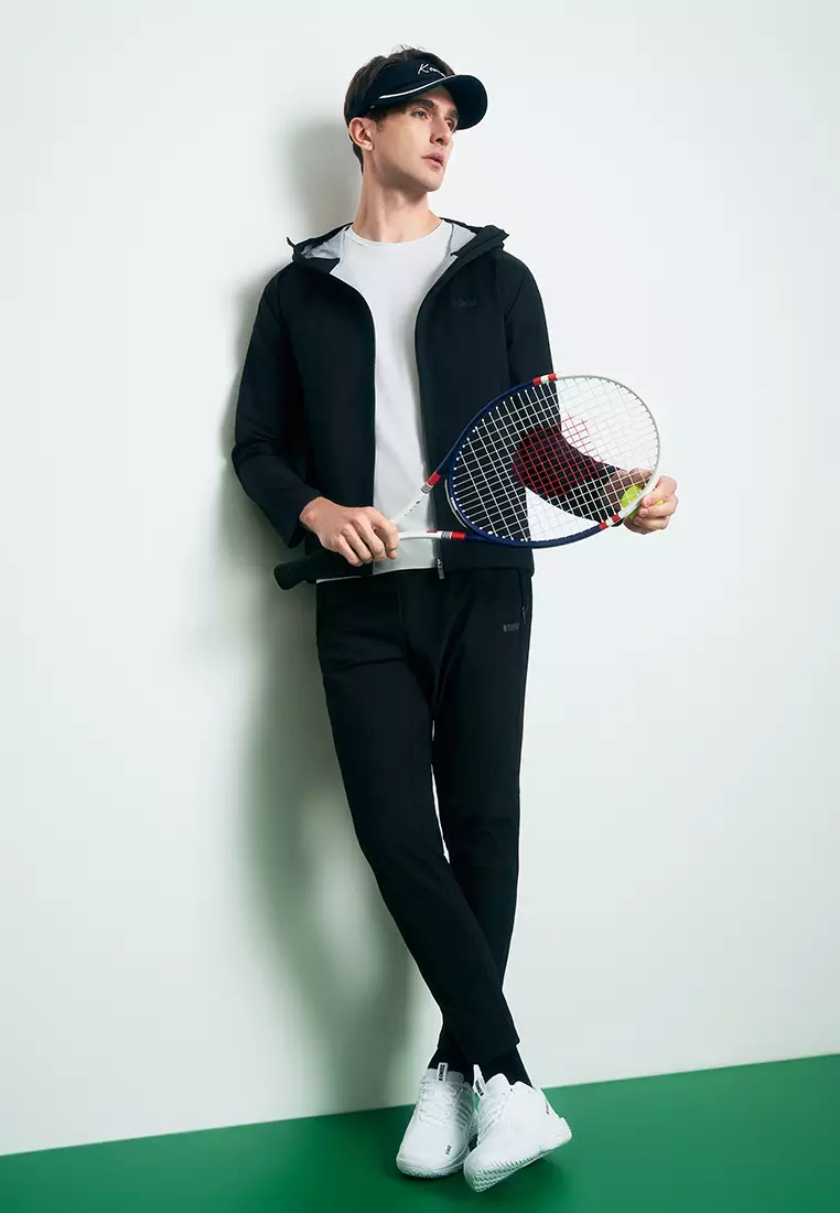 男裝 K-SWISS LOGO 防風防水輕量沖鋒衣 外套