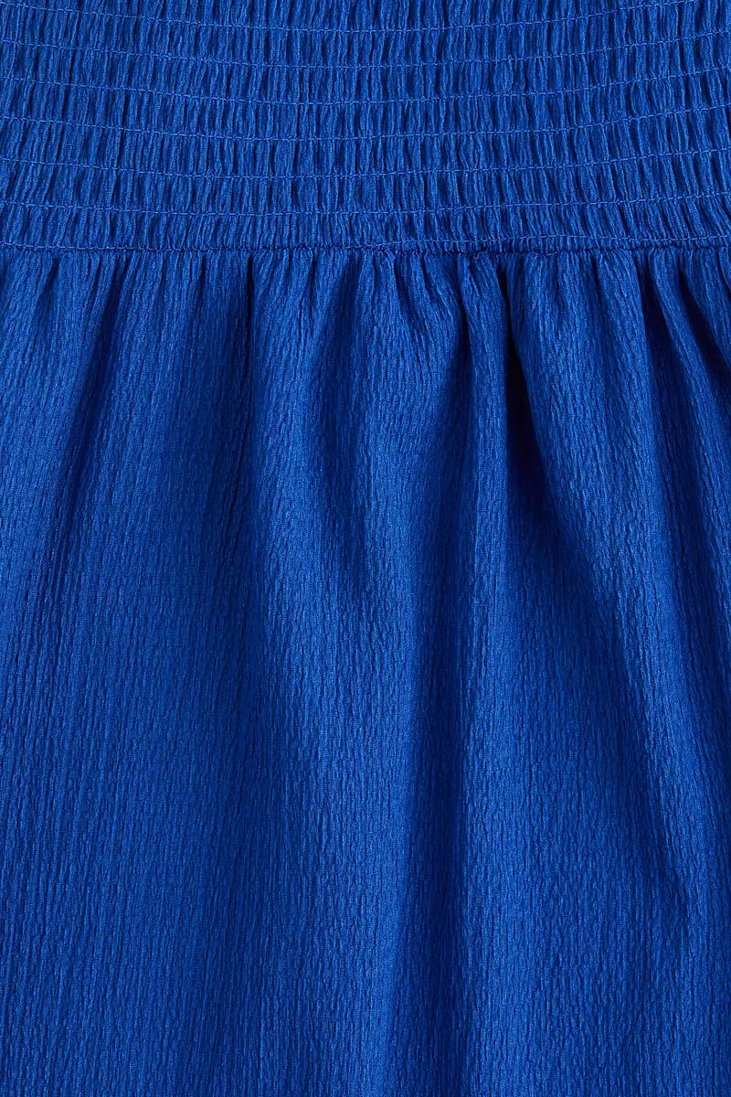 Smocked strappy dress