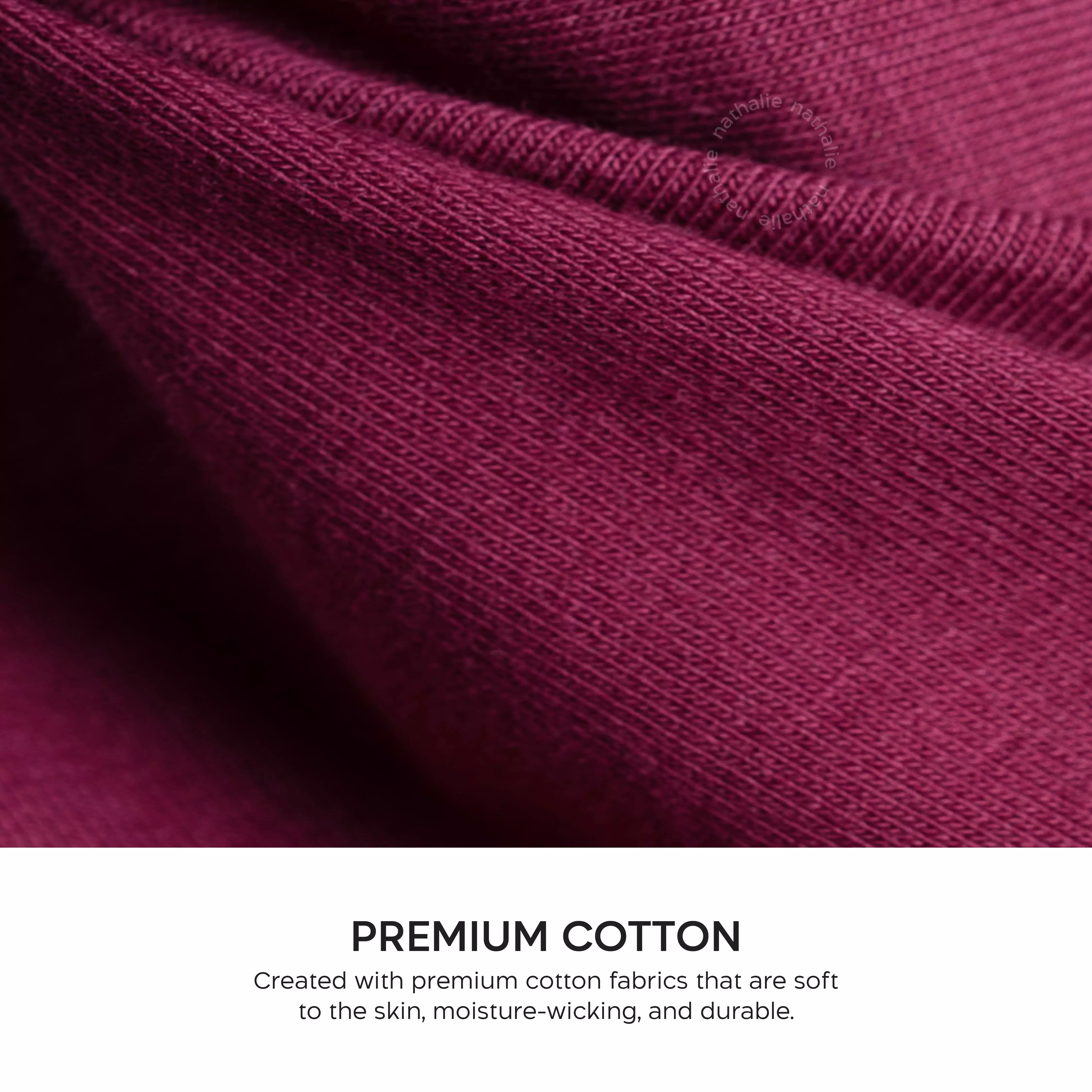 Nathalie Tanktop Cotton NTA 3393 - Merah Tua