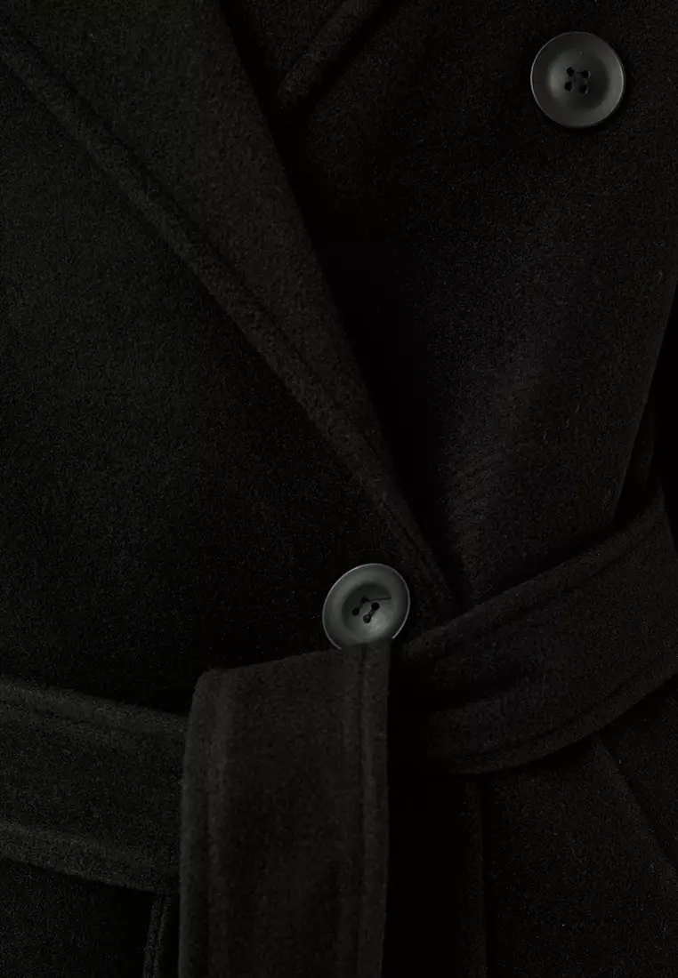 Long Coat Madame Coats Online Buy KOTON Double Breasted Extra Long Cashmere  Coat With Pocket And