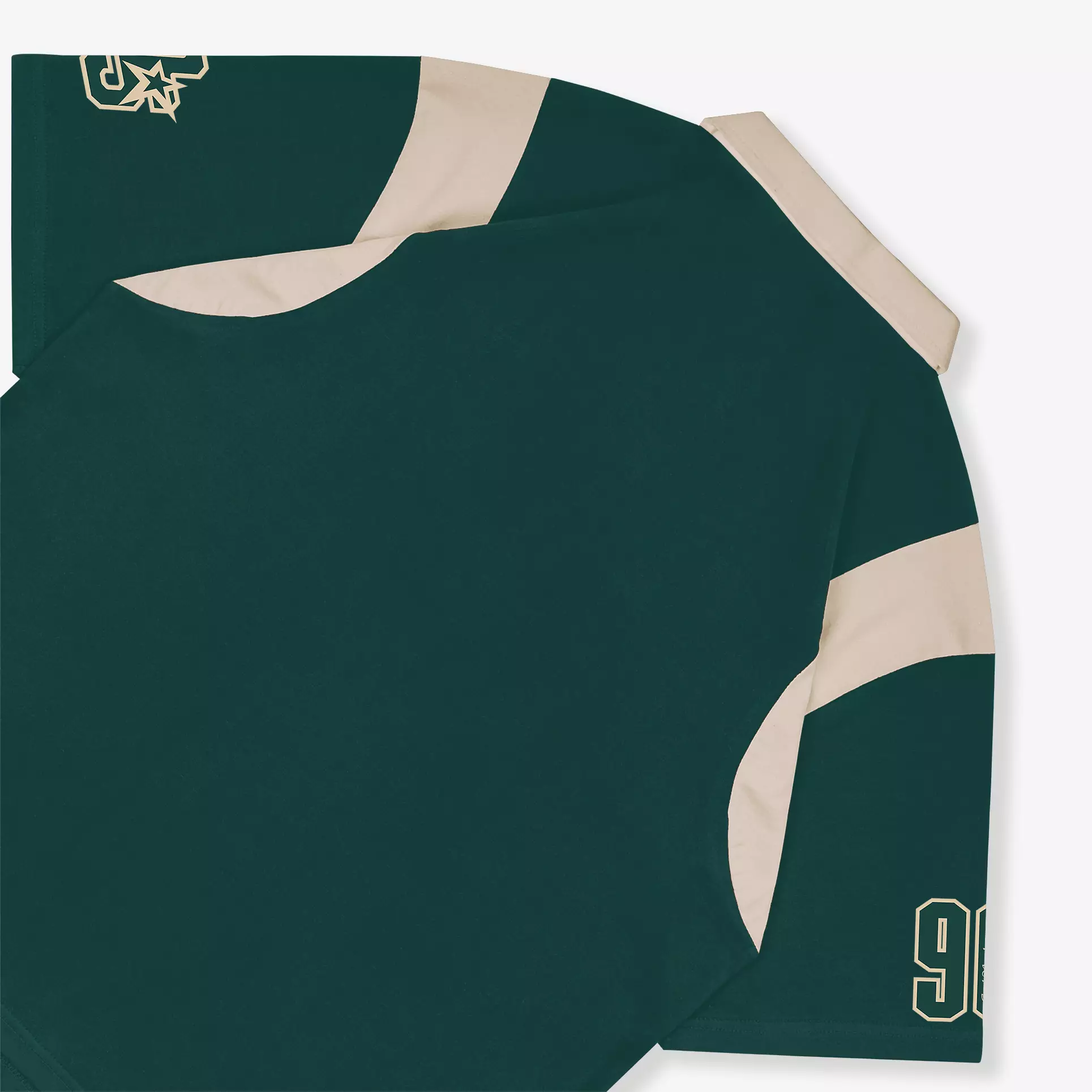 OOTDSUPPLY Oversize Rugby Polo Shirt Infinite 96 Green-Mocca | Kaos Polo Pria dan Wanita OVZ-PSRGM021