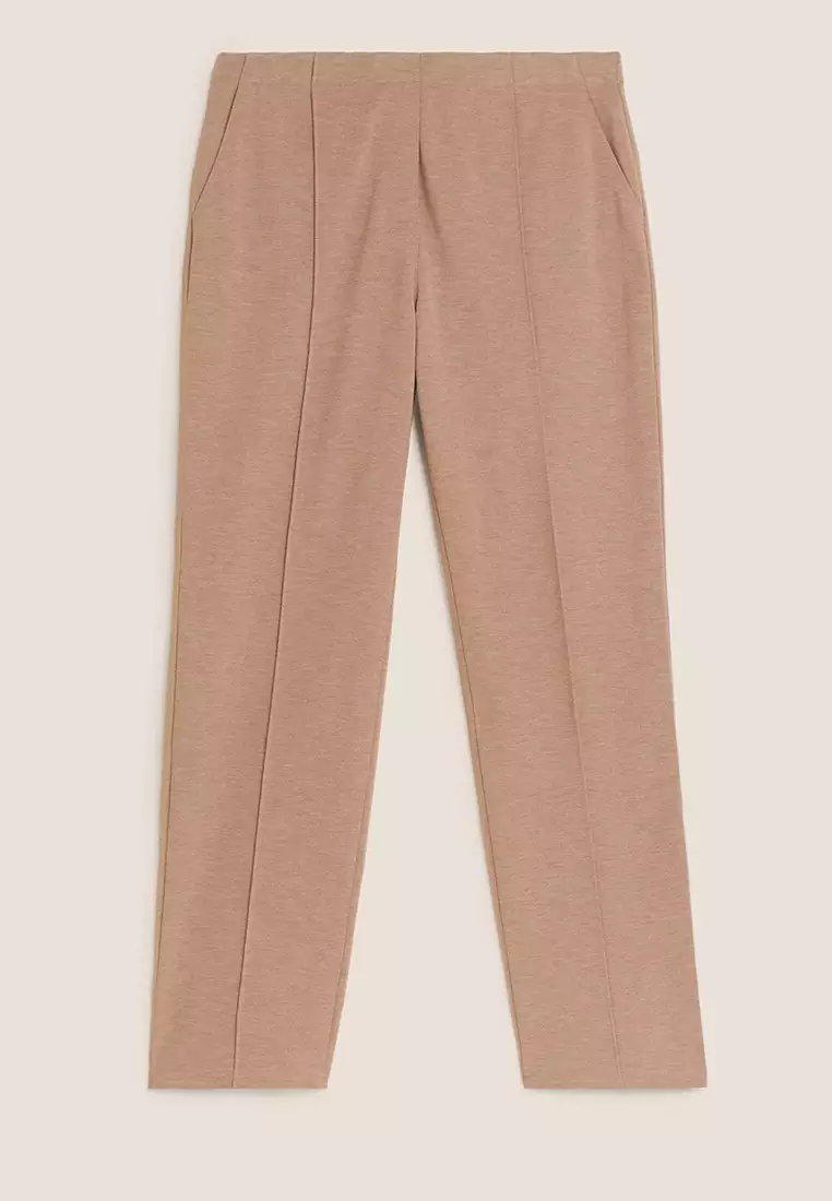 Jersey Straight Leg Trousers