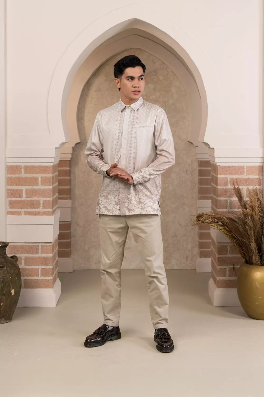 Klamby - Kasrina Long Shirt Men Radiant Blush