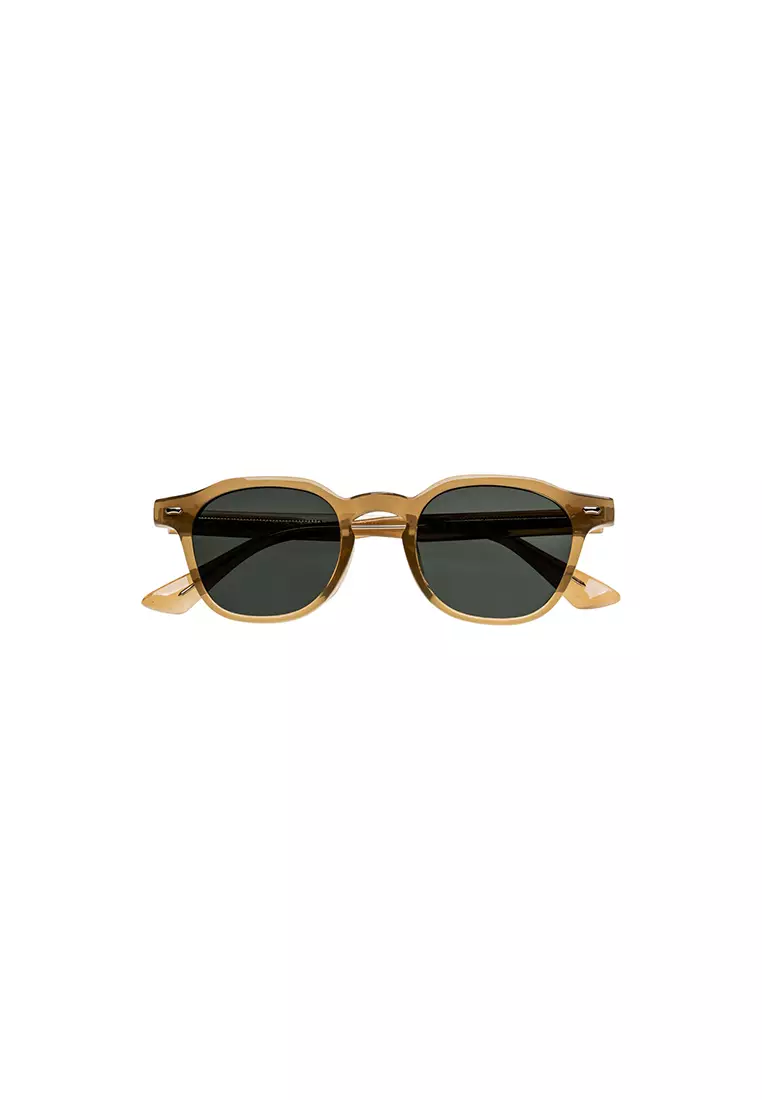 Aesop Unisex UV400 Sunglasses - Fashionable Everyday Wear - Sandstone Beige