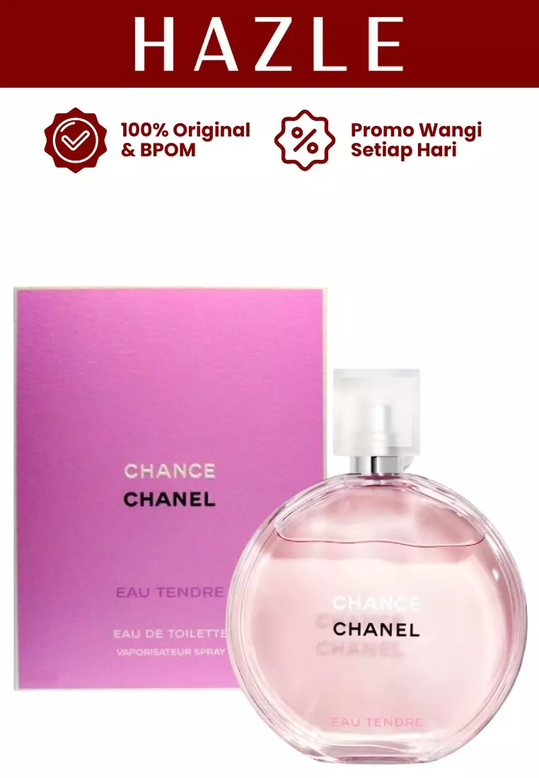 Jual Chanel Chance Eau Tendre Woman EDT 100 ml Original 2025