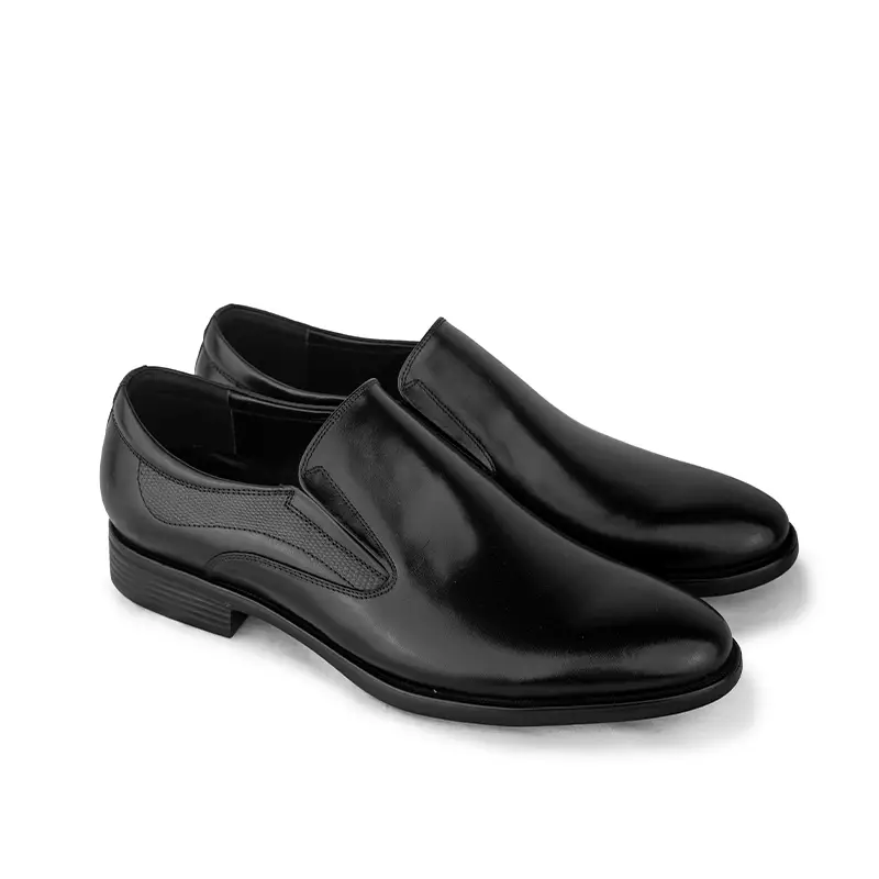 Sepatu Kulit Pria Pantofel Formal Gino Mariani Irving Black