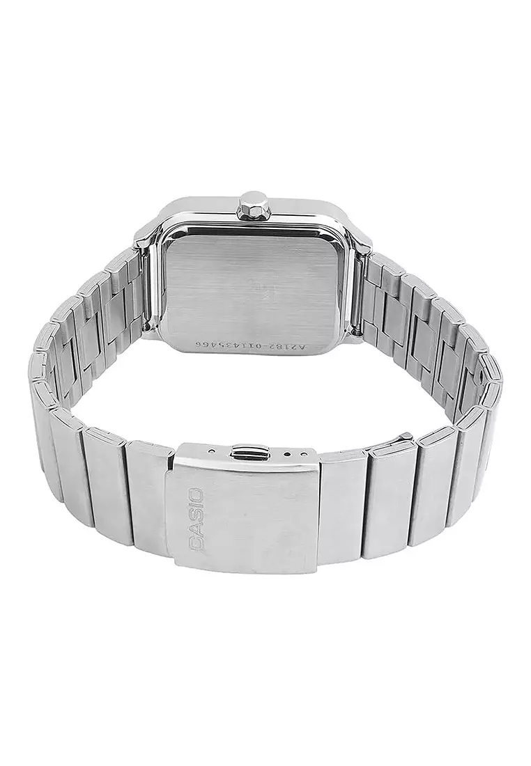 MTP-M307D-3BV Men Analog Watch Silver Stainless Steel Band