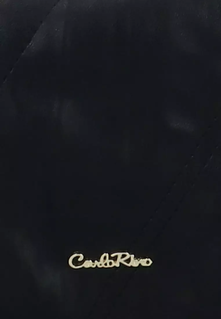 CR Camille Soft Chain Hobo - Black