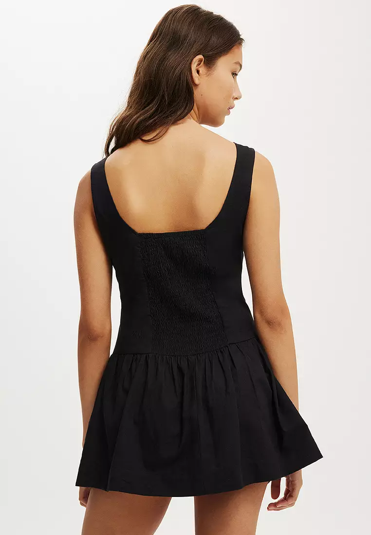 Hallie Drop Hem Mini Dress