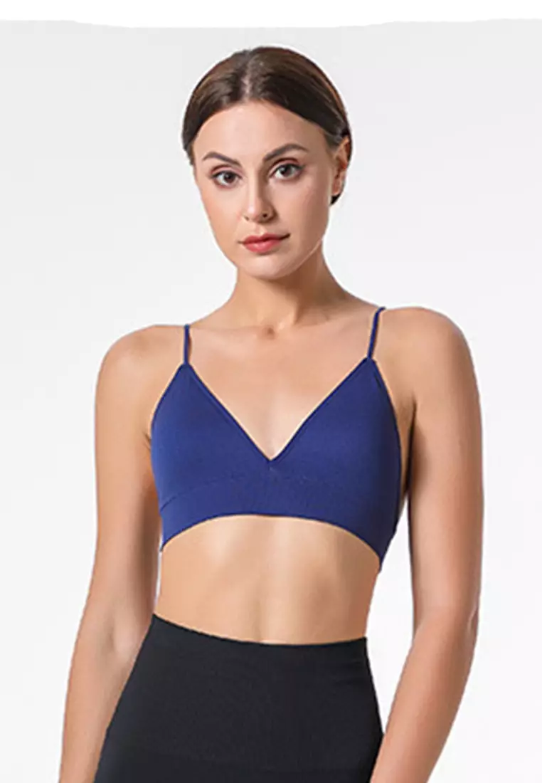 Women's Medium Support Seamless Zip-Front Sports Bra - All in Motion  Heathered B