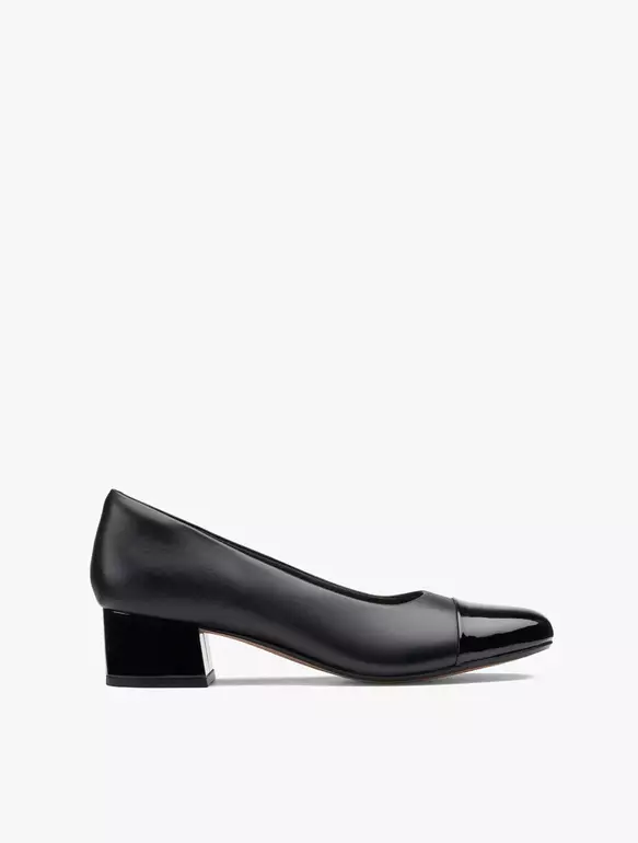 Clarks Marilyn Sara Women's Heels- Black Combi - Black