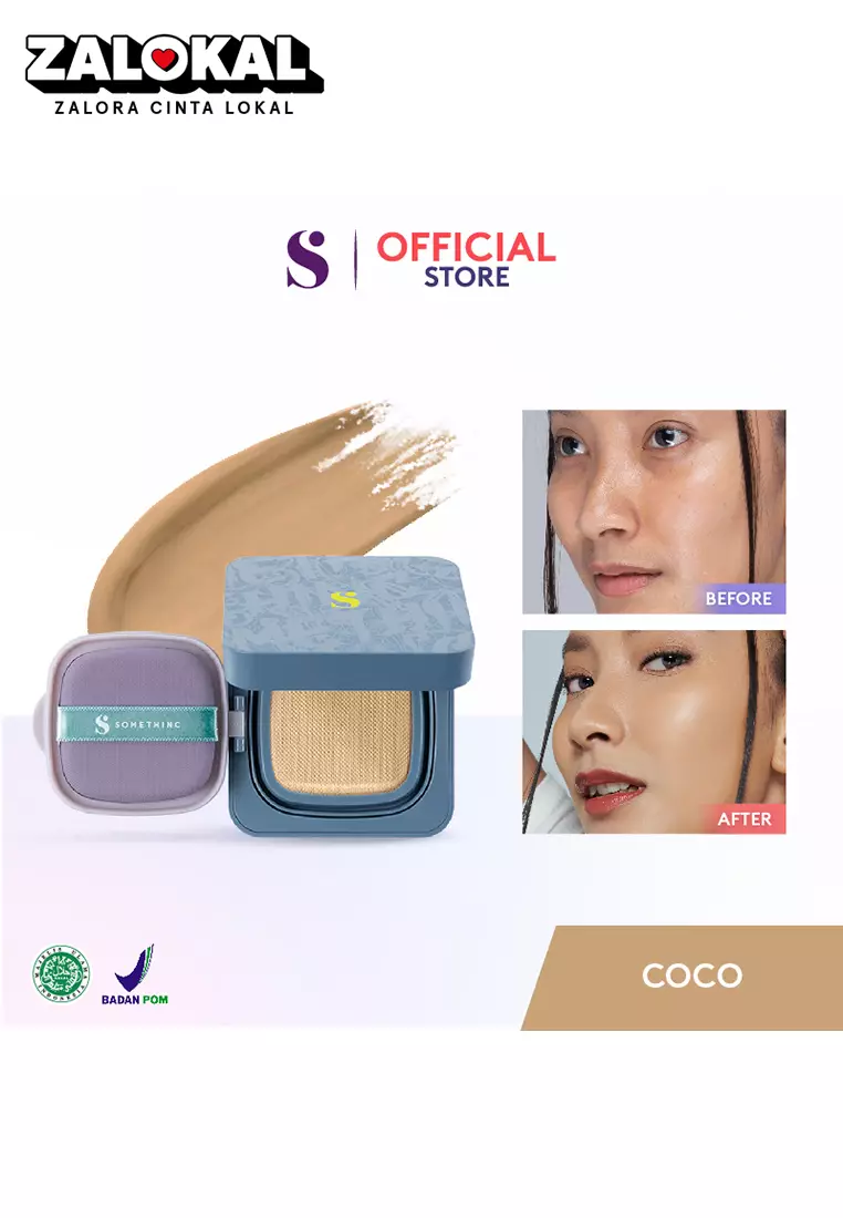 SOMETHINC HOOMAN Breathable UV Cushion Cover SPF 35 PA++++ - Coco