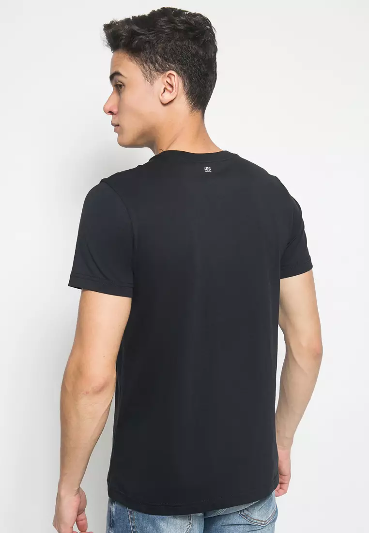 Slim Fit - Kaos Youth Boy - Motif Sablon MUSIC - Hitam - GTS.878.P142.33.C