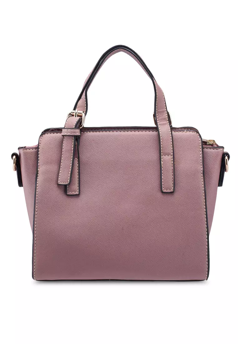 Saffiano Convertible Satchel