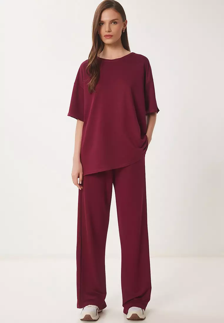 Crew Neck Knitted Bottom-Top Suit