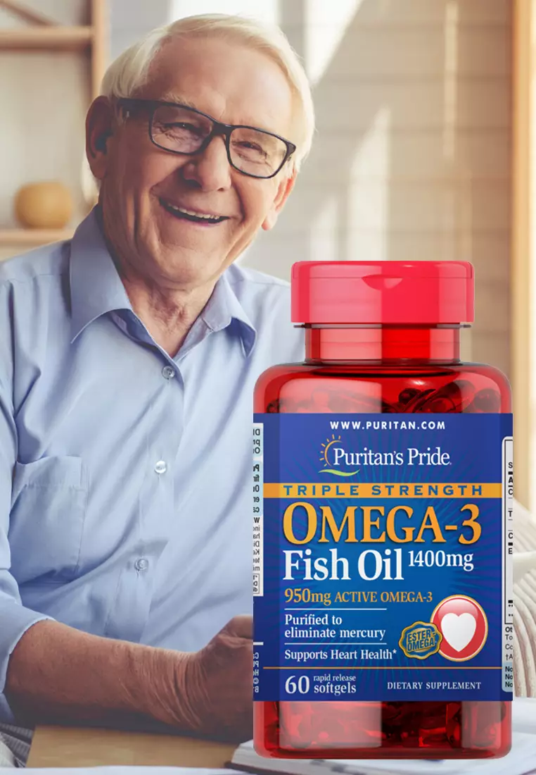 Buy Puritan's Pride Philippines Fish Oil Omega 3 1400 mg Triple