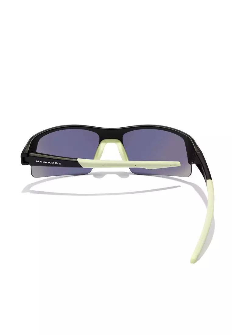 HAWKERS Black Acid BAT Sunglasses for Men and Women, Unisex. UV400 Protection. Official Product designed in Spain