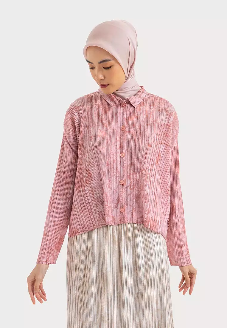Ria Miranda Coral Peach Letiz Shirt