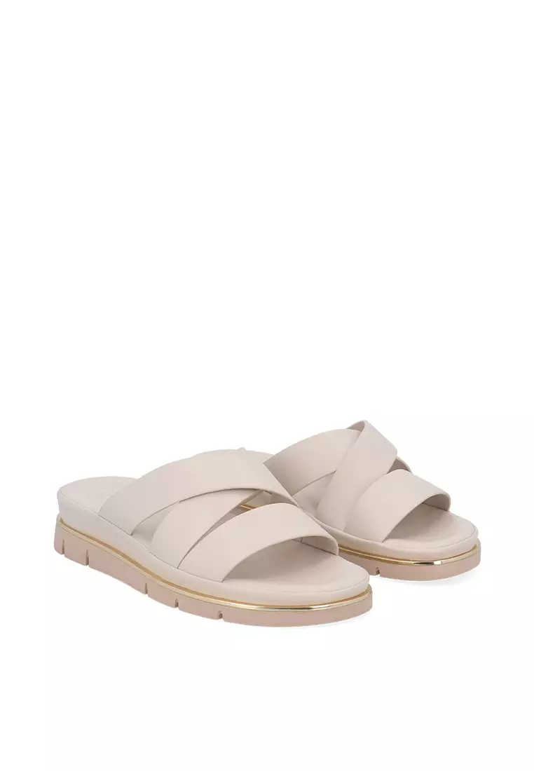 Beige Mia Strappy Sandals
