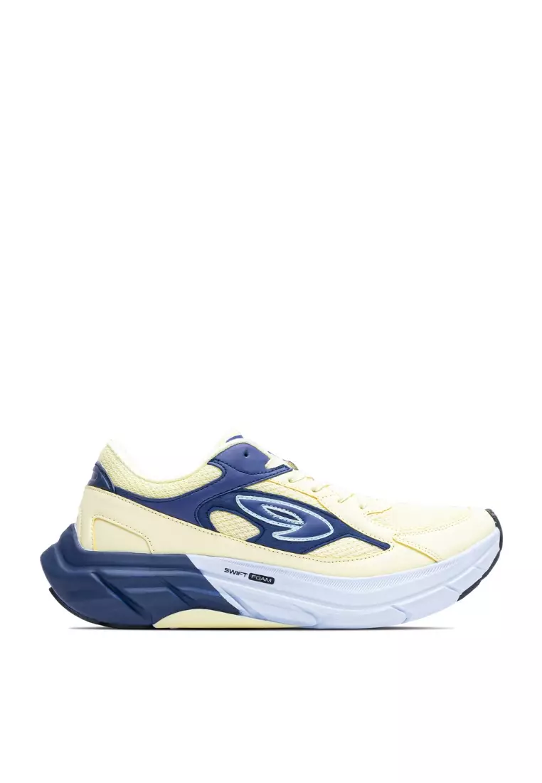 910 Nineten FUUTO HERITAGE LS Sepatu Sport Style - Kuning/Navy/Abu muda