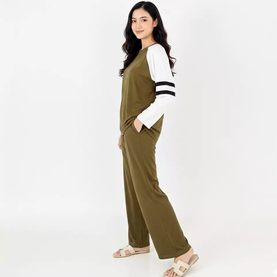 Setelan Baju Panjang Wanita HAFA DAILY SET