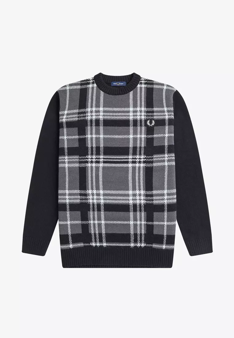 Fred perry white on sale jumper