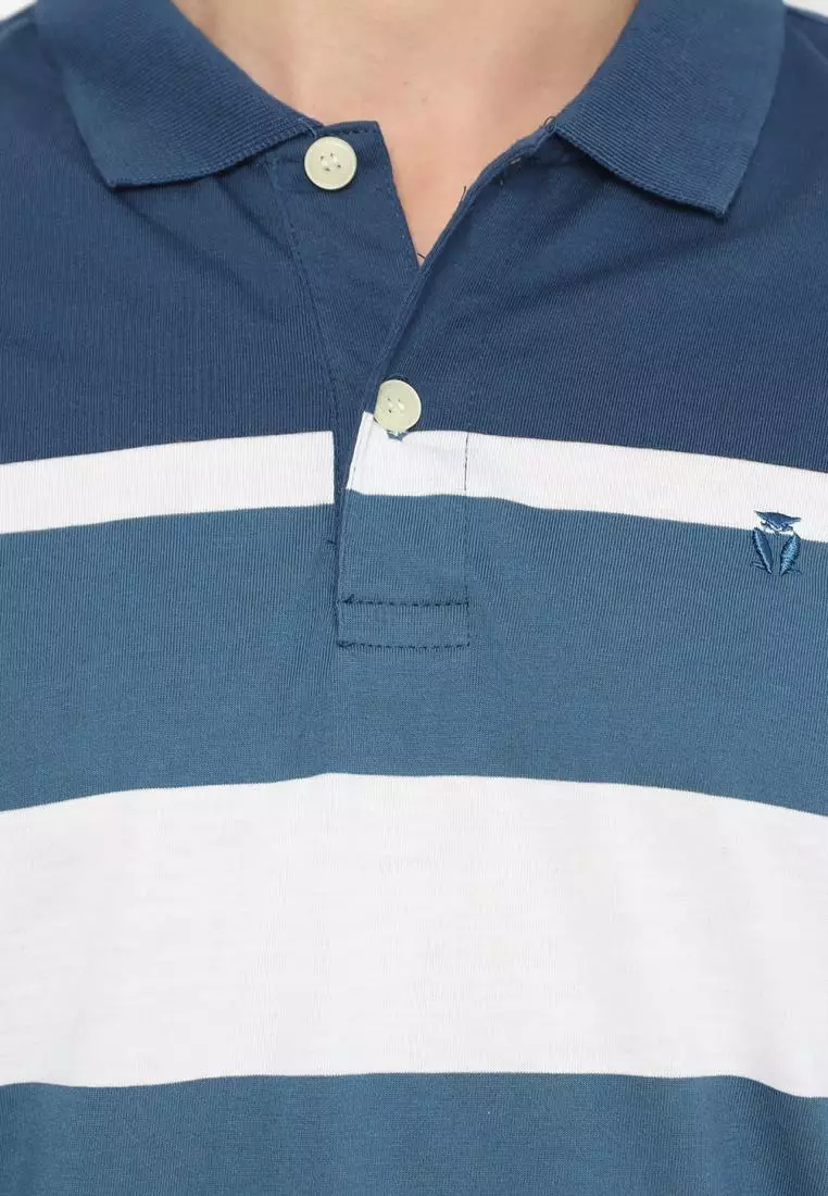 MATSUDA Kaos Polo Pria Katun Baju Cowok Kerah Kawaguchi