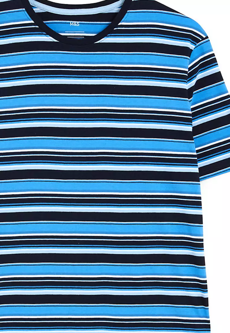 Blue Stripe Pyjama Set