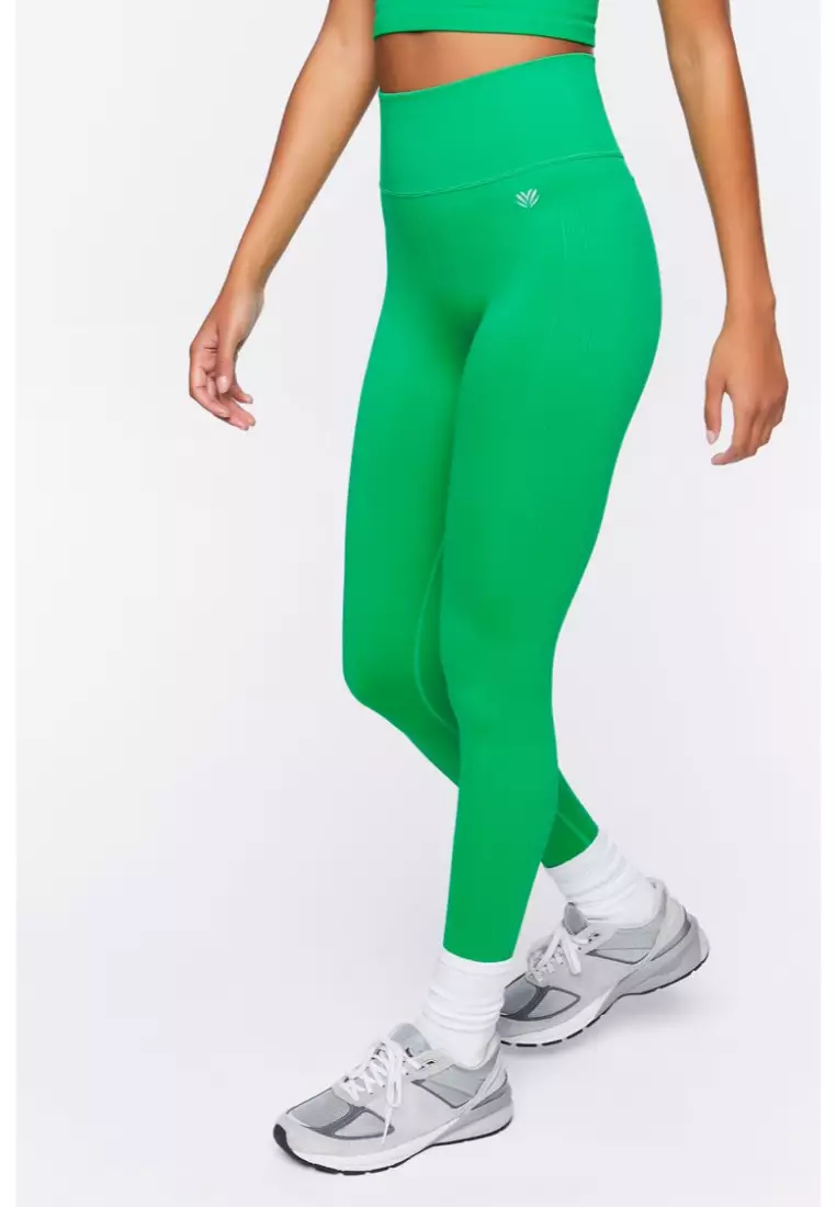 Buy Forever 21 Green Regular Fit Leggings for Women's Online @ Tata CLiQ
