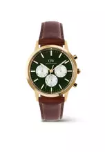 Gold/EMERALD ENAMEL CON