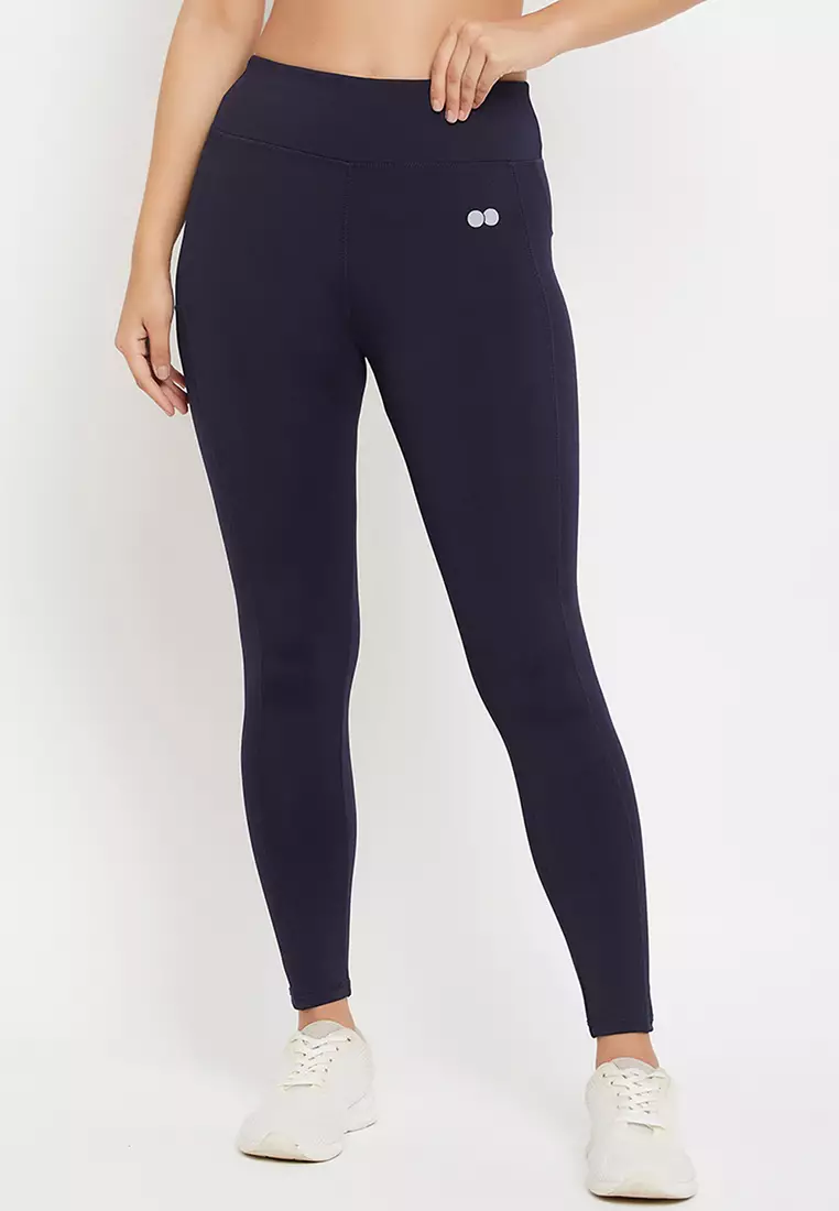 Buy Clovia Comfort-Fit High Waist Flared Yoga Pants in Sky Blue with Side  Pockets 2024 Online