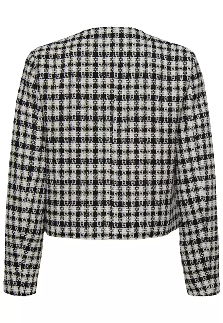 Long Sleeves Tweed Jacket