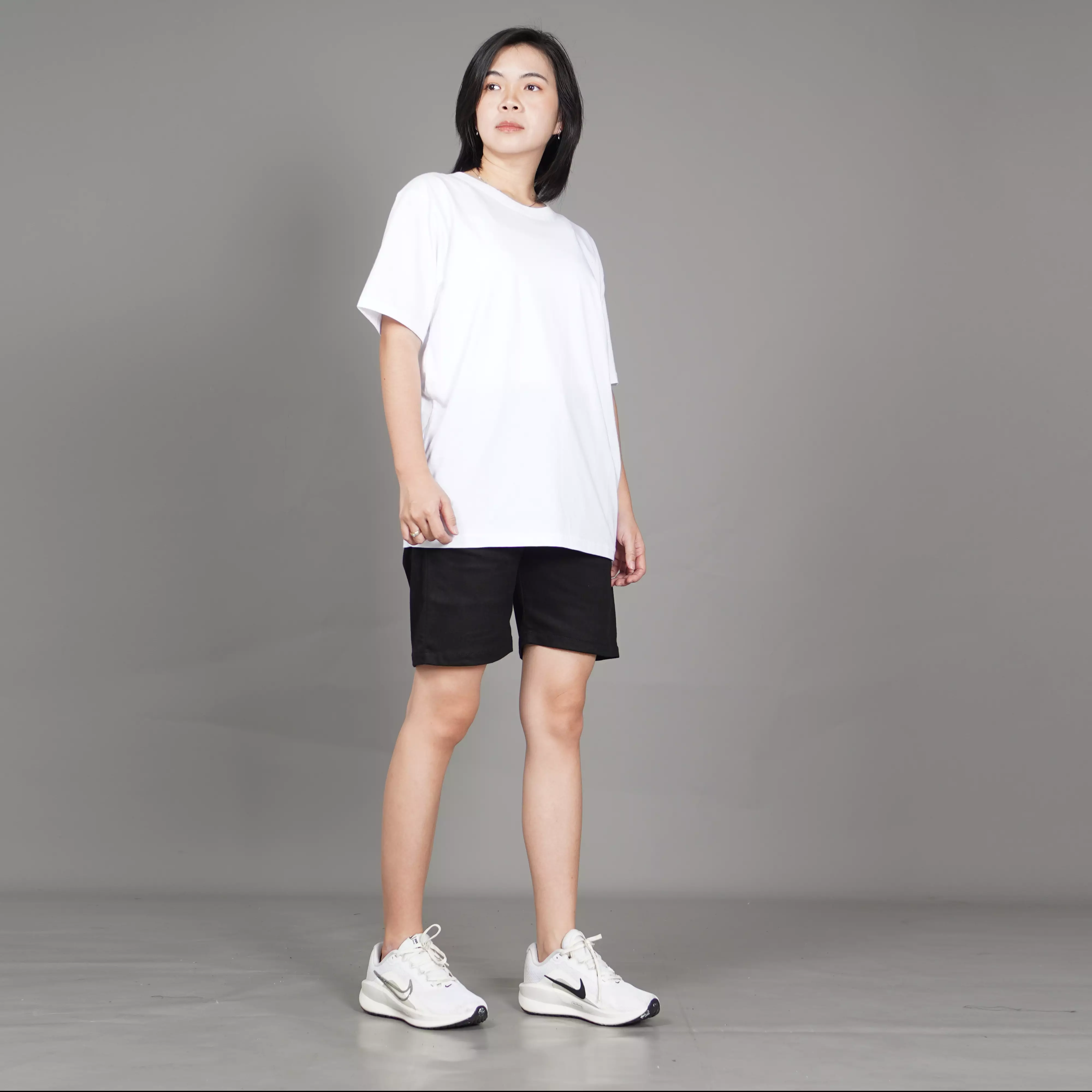 FRELY Celana Pendek Hitam Wanita Short Chino Pants Wanita - HITAM