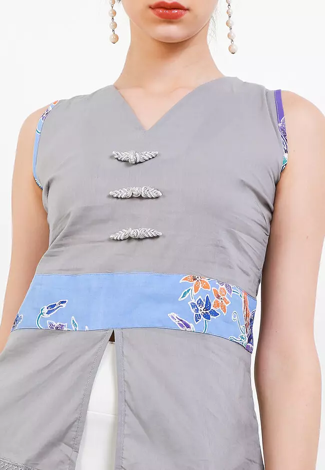 Kebaya Kutung Senada List Batik